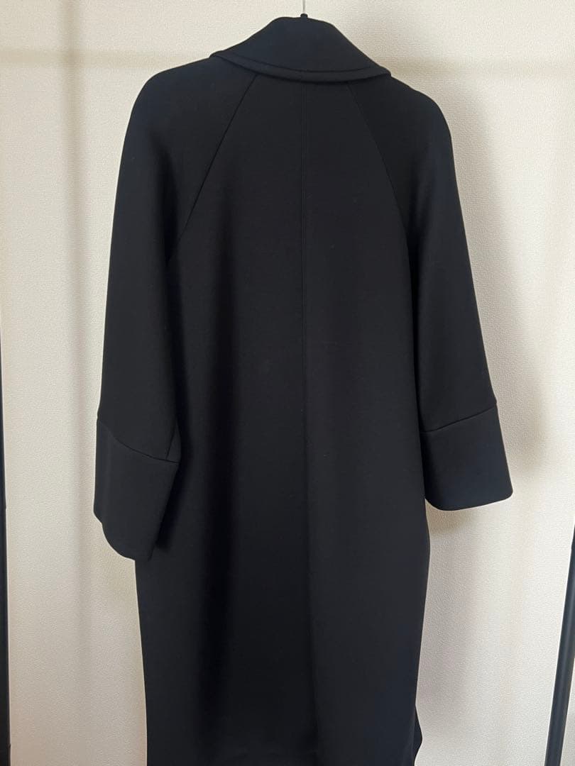 【美品】 MAX MARA ビスコース ジャージ ロングコート