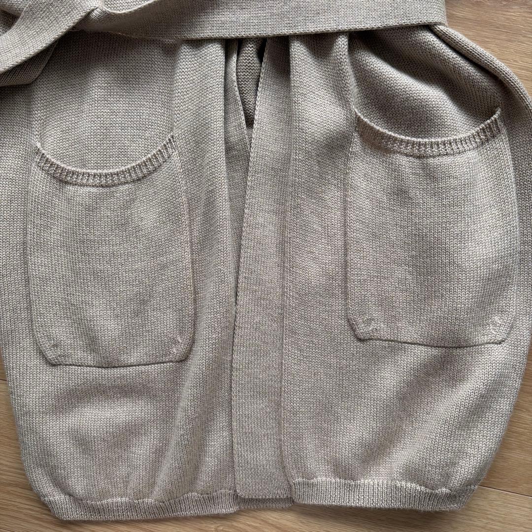 S Max Mara ベージュロングカーディガン