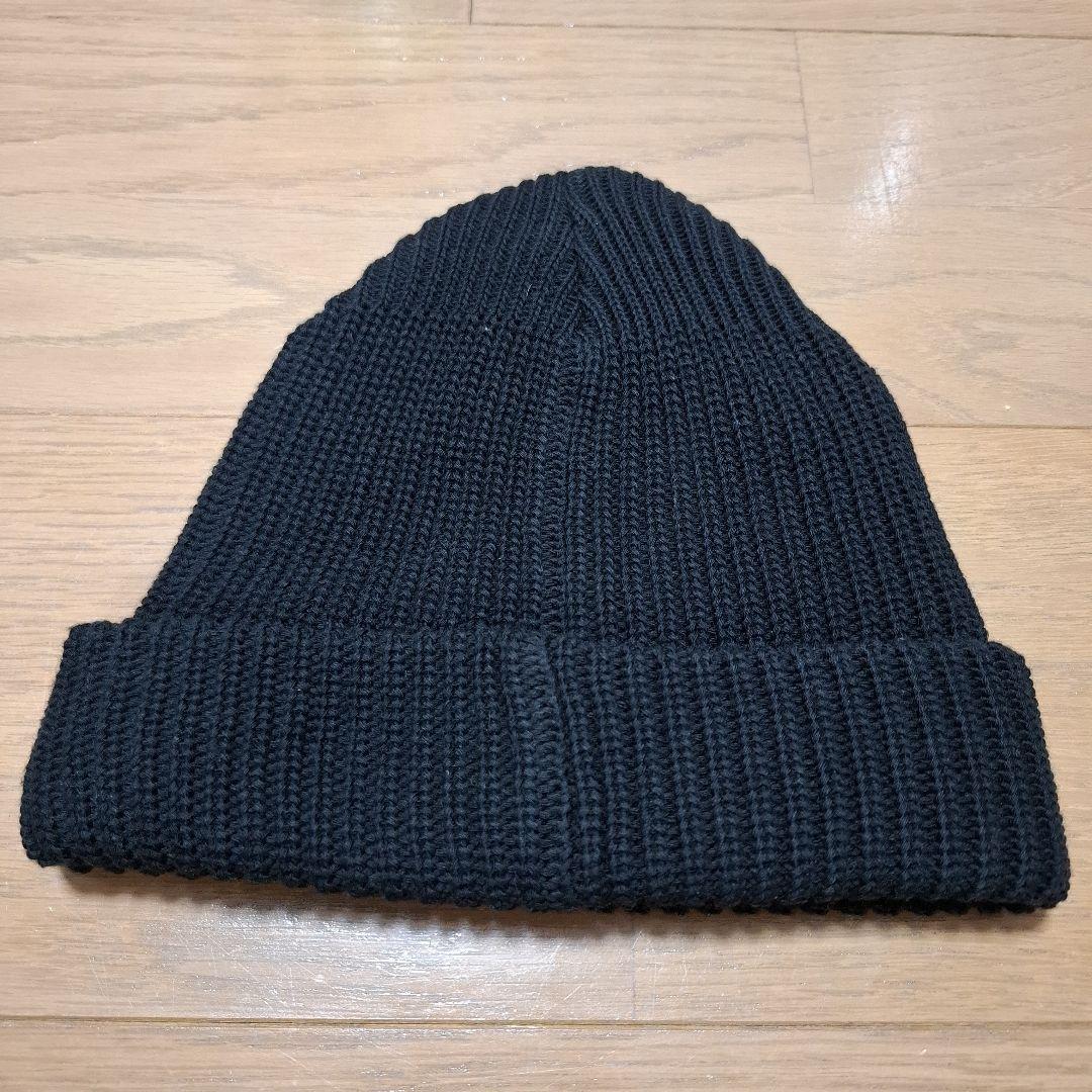 WTAPS ブラック ニット帽 ビーニー