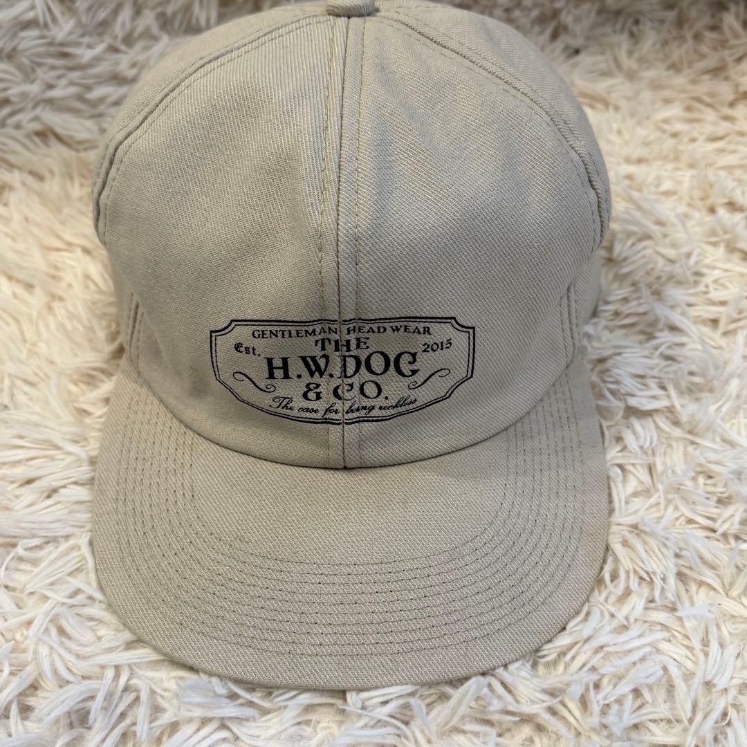 【美品】 THE H.W.DOG & CO. トラッカーキャップ ベージュ 38