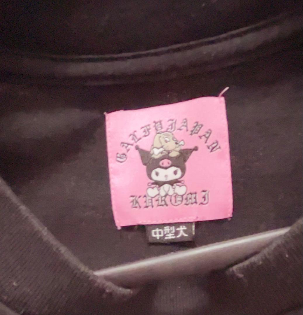 ガルフィー オーバーサイズTシャツ 黒 グラフィックプリント