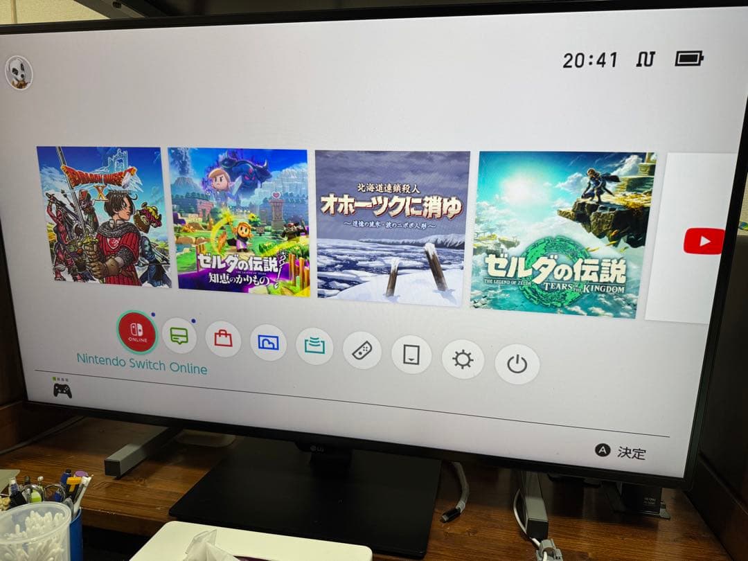 Switch 2017年モデル、LANアダプター microSDカード等
