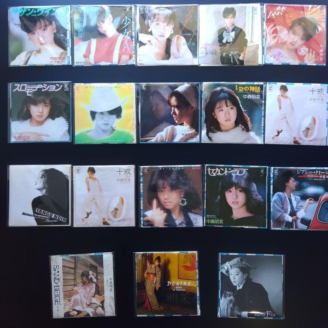 中森明菜 シングルレコードコレクション18枚