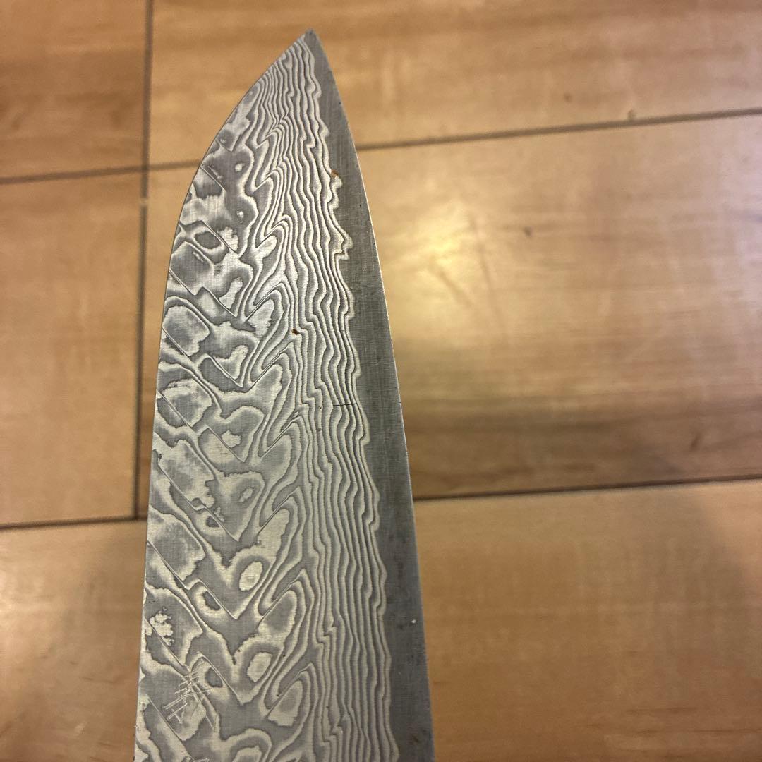 加藤 義実 Yoshimi Kato ダマスカス　vg10 三徳包丁　17cm