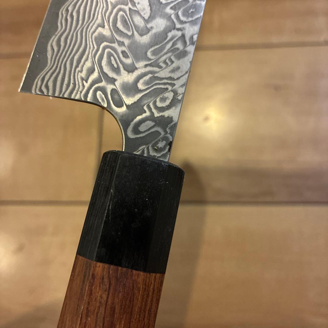 加藤 義実 Yoshimi Kato ダマスカス　vg10 三徳包丁　17cm