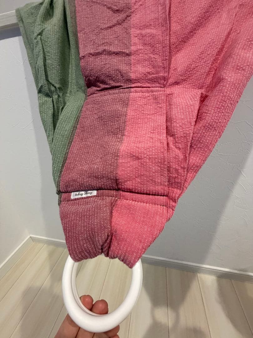 【美品】あっきースリング　ストロベリーチョコレート 幅広　まるまる育児