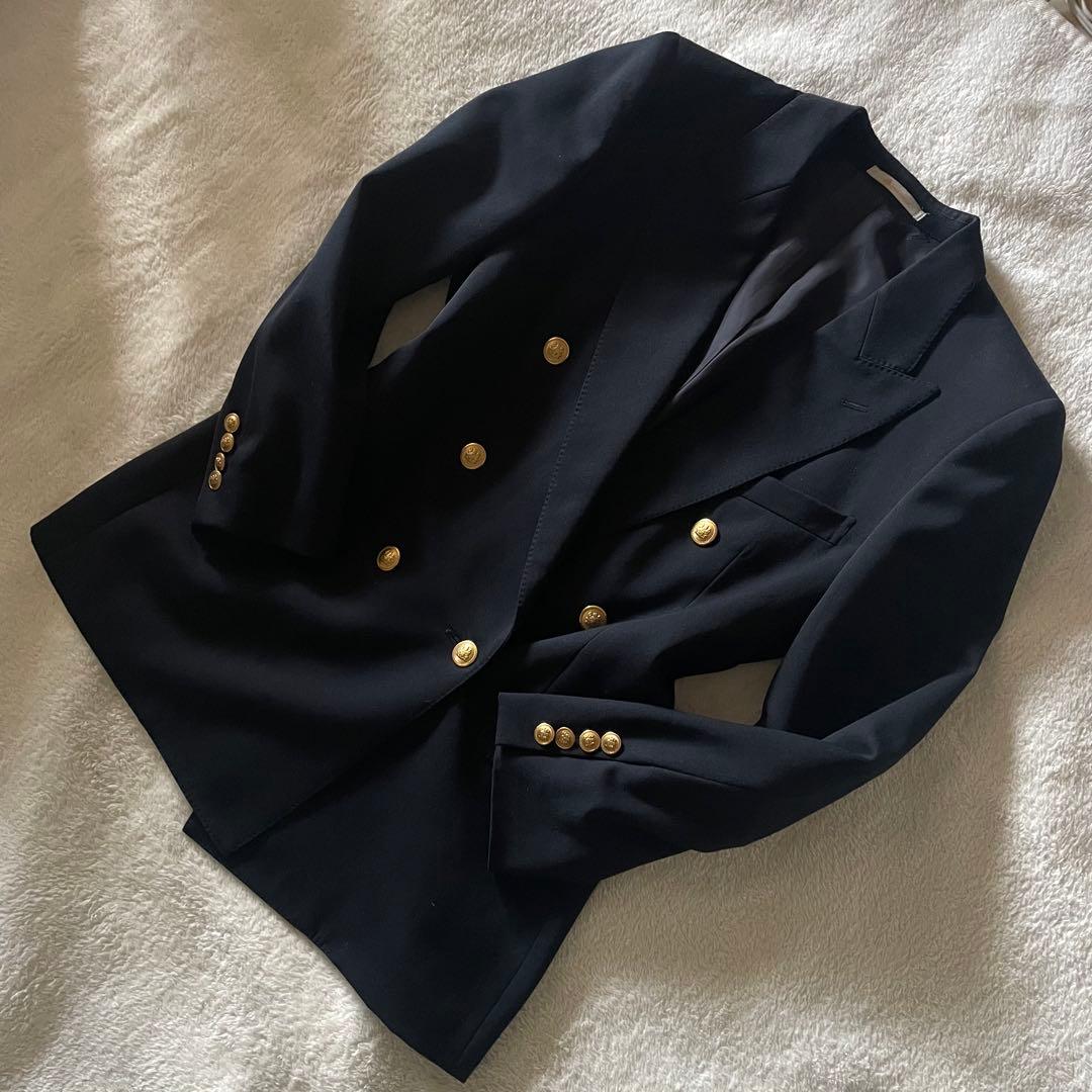 Aguascutum アクアスキュータム テーラードジャケット　金ボタン　ダブル
