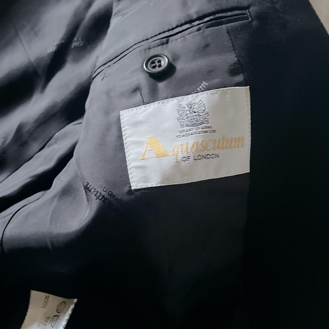Aguascutum アクアスキュータム テーラードジャケット　金ボタン　ダブル