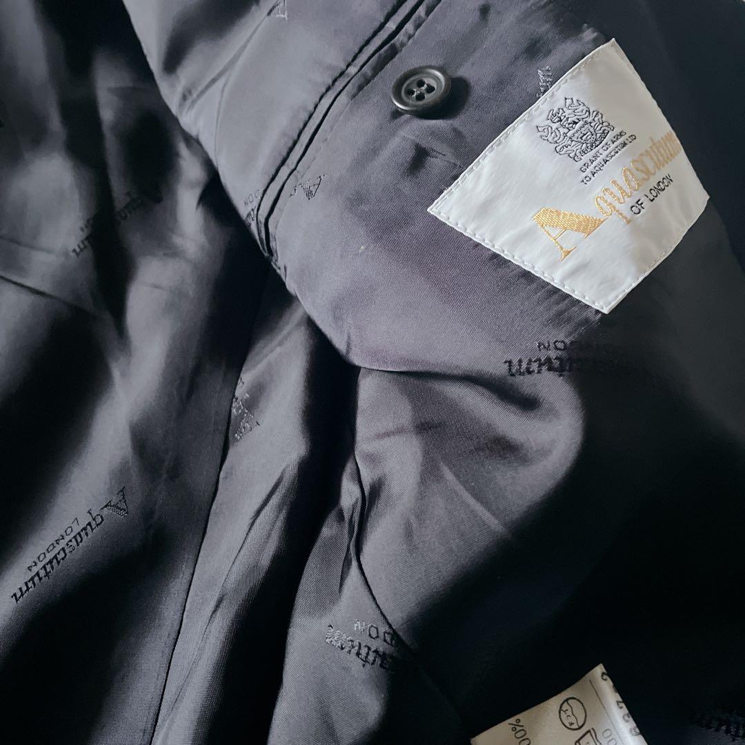 Aguascutum アクアスキュータム テーラードジャケット　金ボタン　ダブル