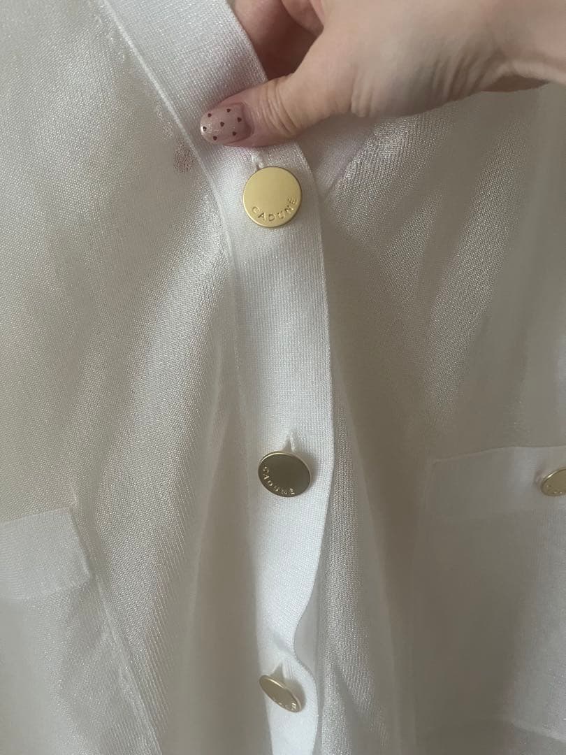 cadune シアーカーディガン　美品✨