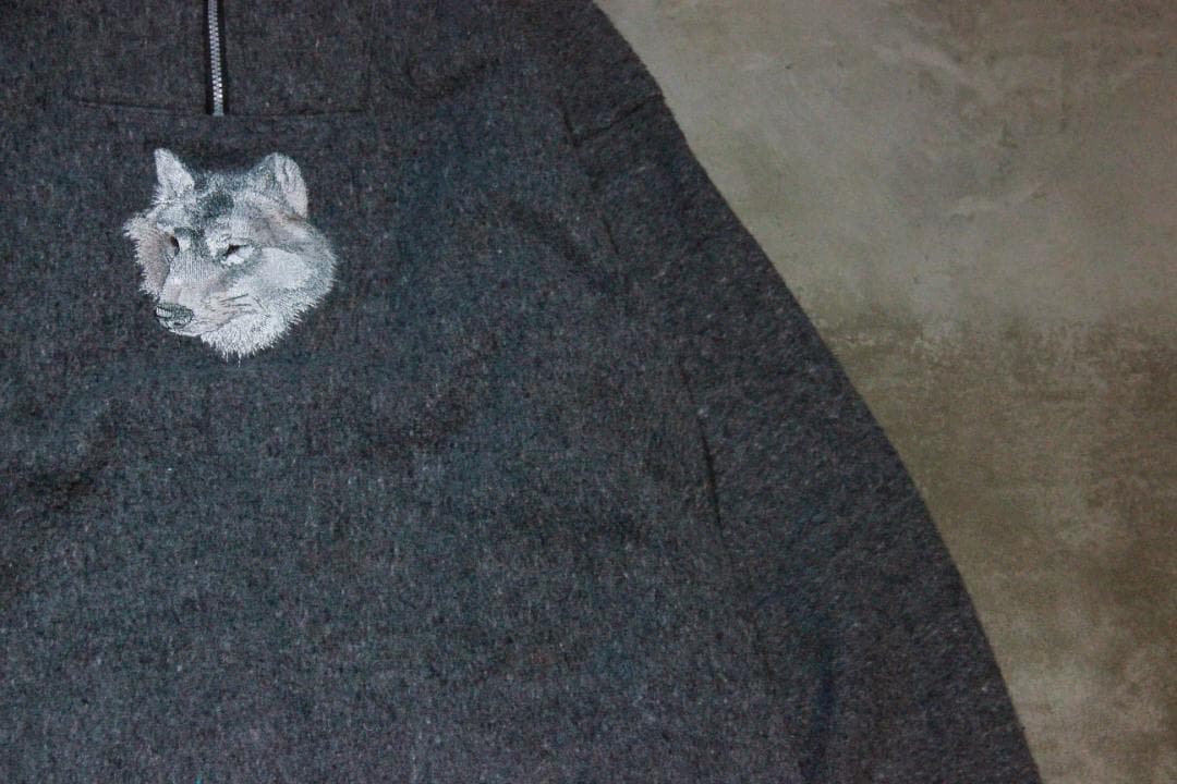 トップス 90s EARTH RAGS half zip fleece