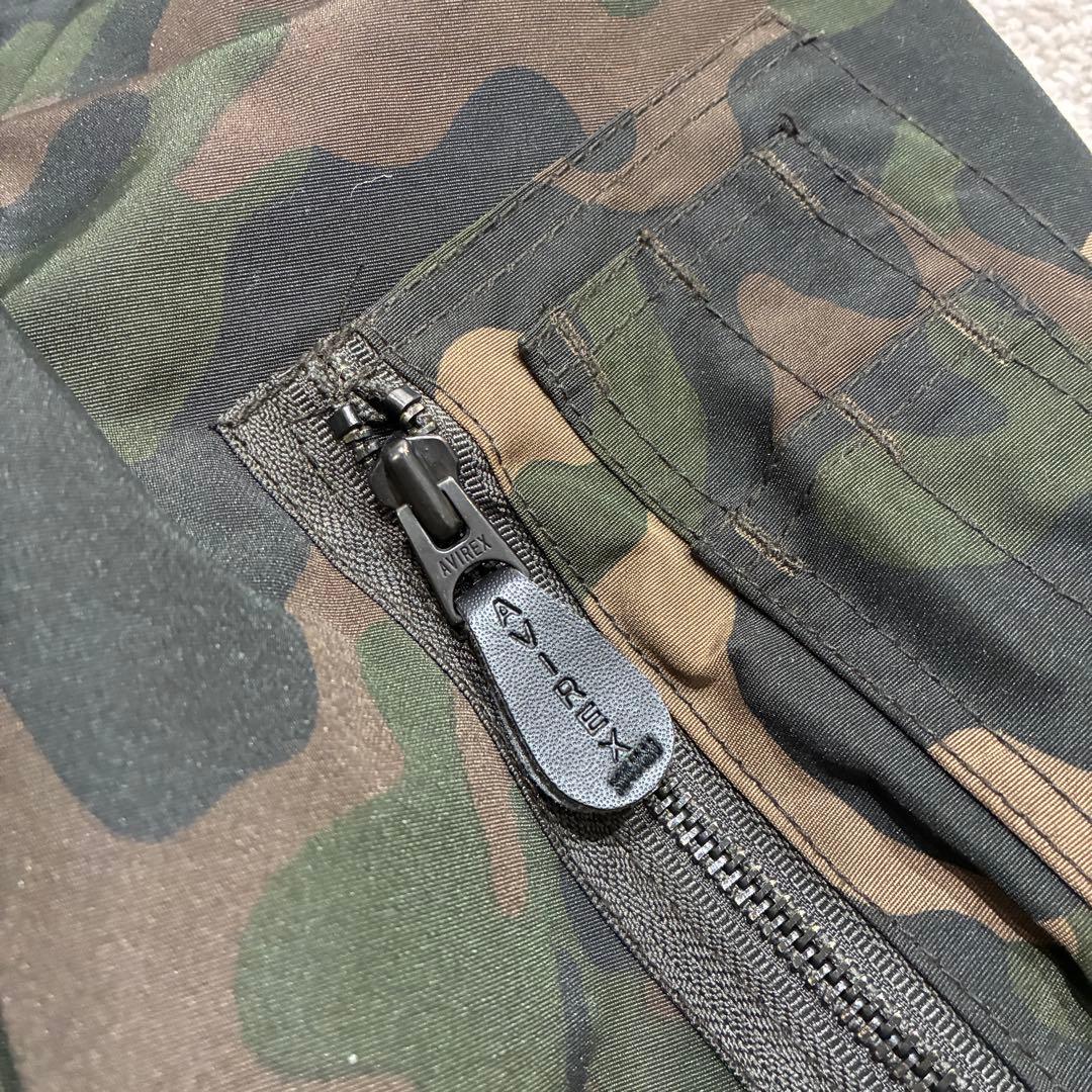 ギ*ュ様 AVIREX MA-1 CAMO 迷彩　ブルゾンジャケット　アビレック