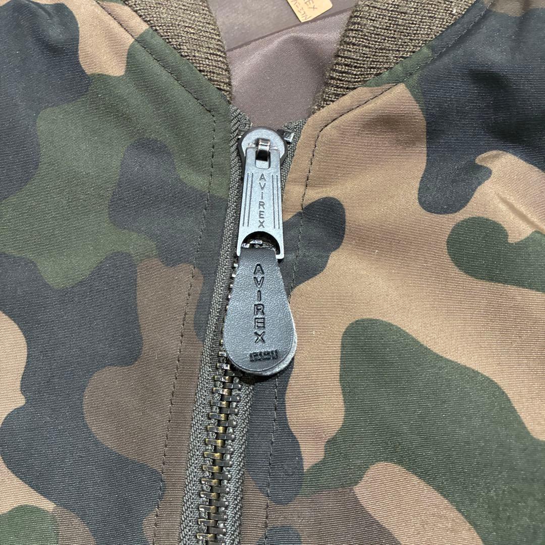 ギ*ュ様 AVIREX MA-1 CAMO 迷彩　ブルゾンジャケット　アビレック
