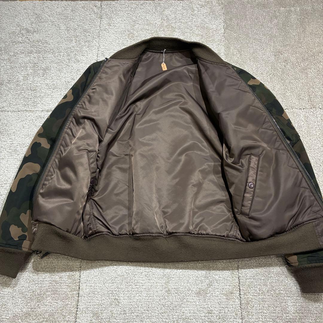 ギ*ュ様 AVIREX MA-1 CAMO 迷彩　ブルゾンジャケット　アビレック