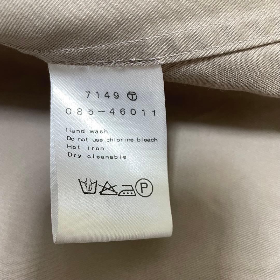 美品 23年 ドレステリア 洗える モッズコート 定価29,700円 ベージュ