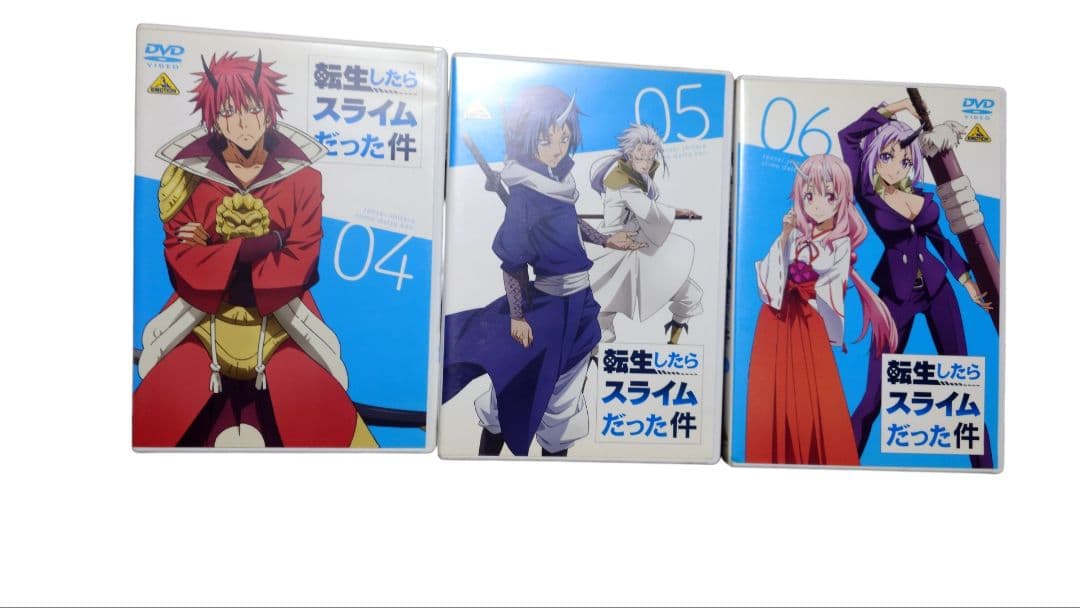 転生したらスライムだった件　DVD　全８巻セット　中古