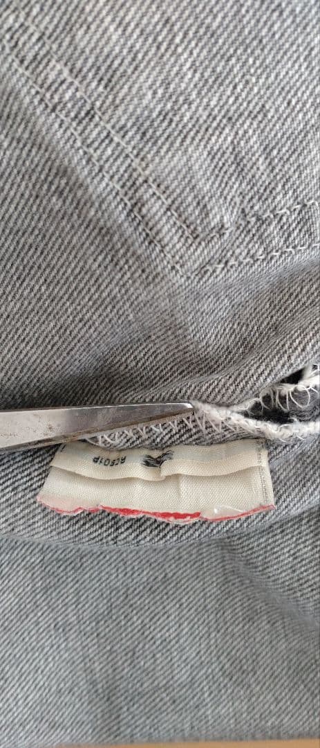 Levis501 ブラックデニム