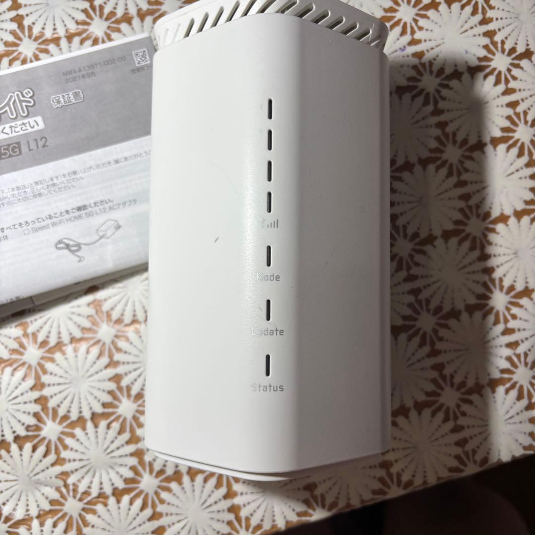 ˚✧₊⁎美品⁎⁺˳✧༚初期化済　Speed Wi-Fi  5G L12