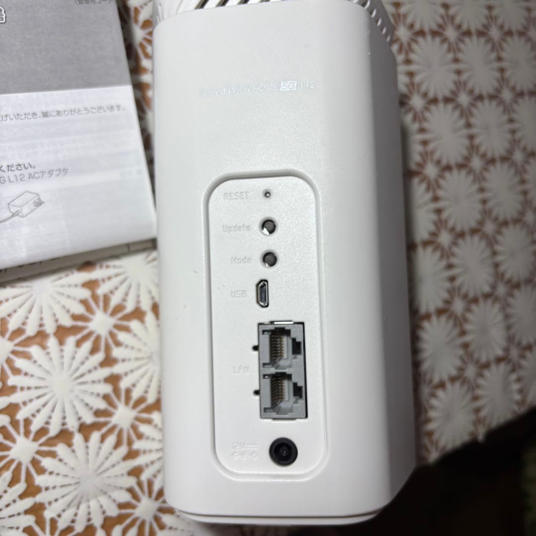 ˚✧₊⁎美品⁎⁺˳✧༚初期化済　Speed Wi-Fi  5G L12