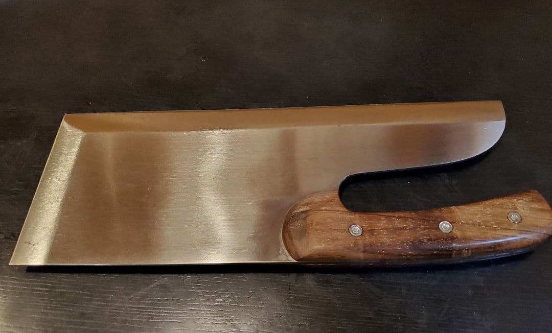 鍔屋 青二鋼 そば・麺切り包丁 33.5cm