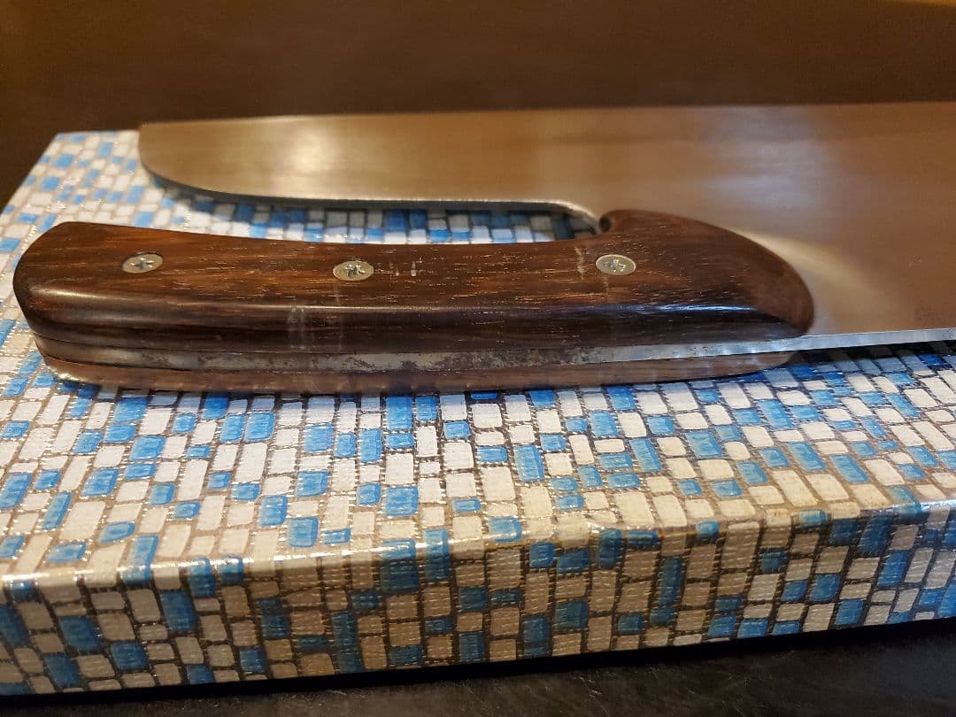 鍔屋 青二鋼 そば・麺切り包丁 33.5cm