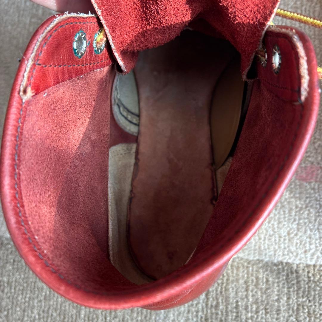 Meean　レッドウィング 8166 US5D 半円犬タグ