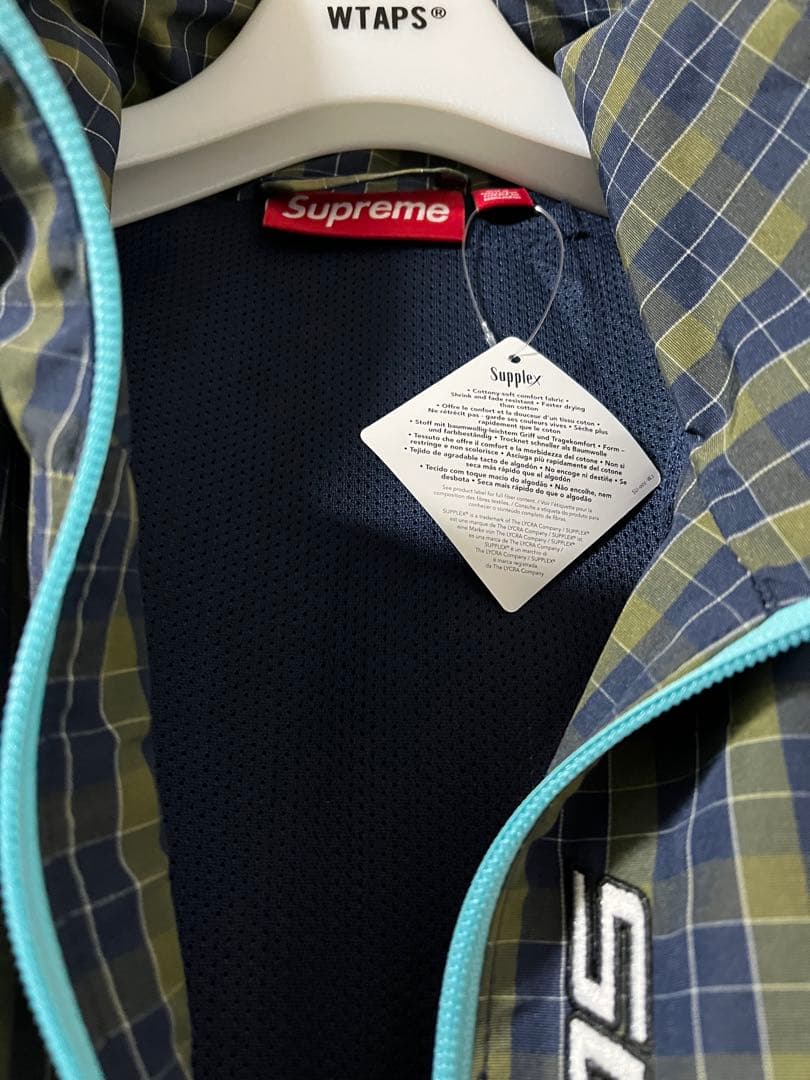 Supreme Plaid Track Jacket チェック柄Mサイズ