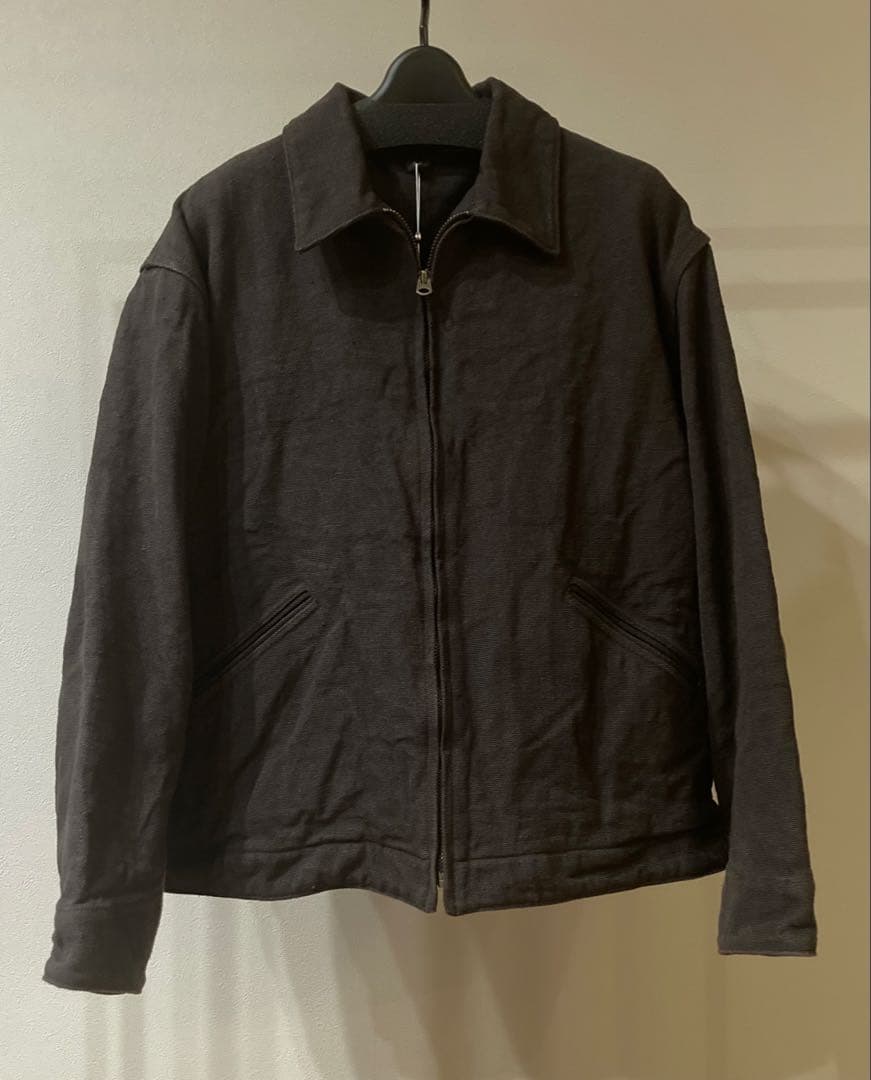 26SS COMOLI ヘンプダック ジップショートジャケット（サイズ1）