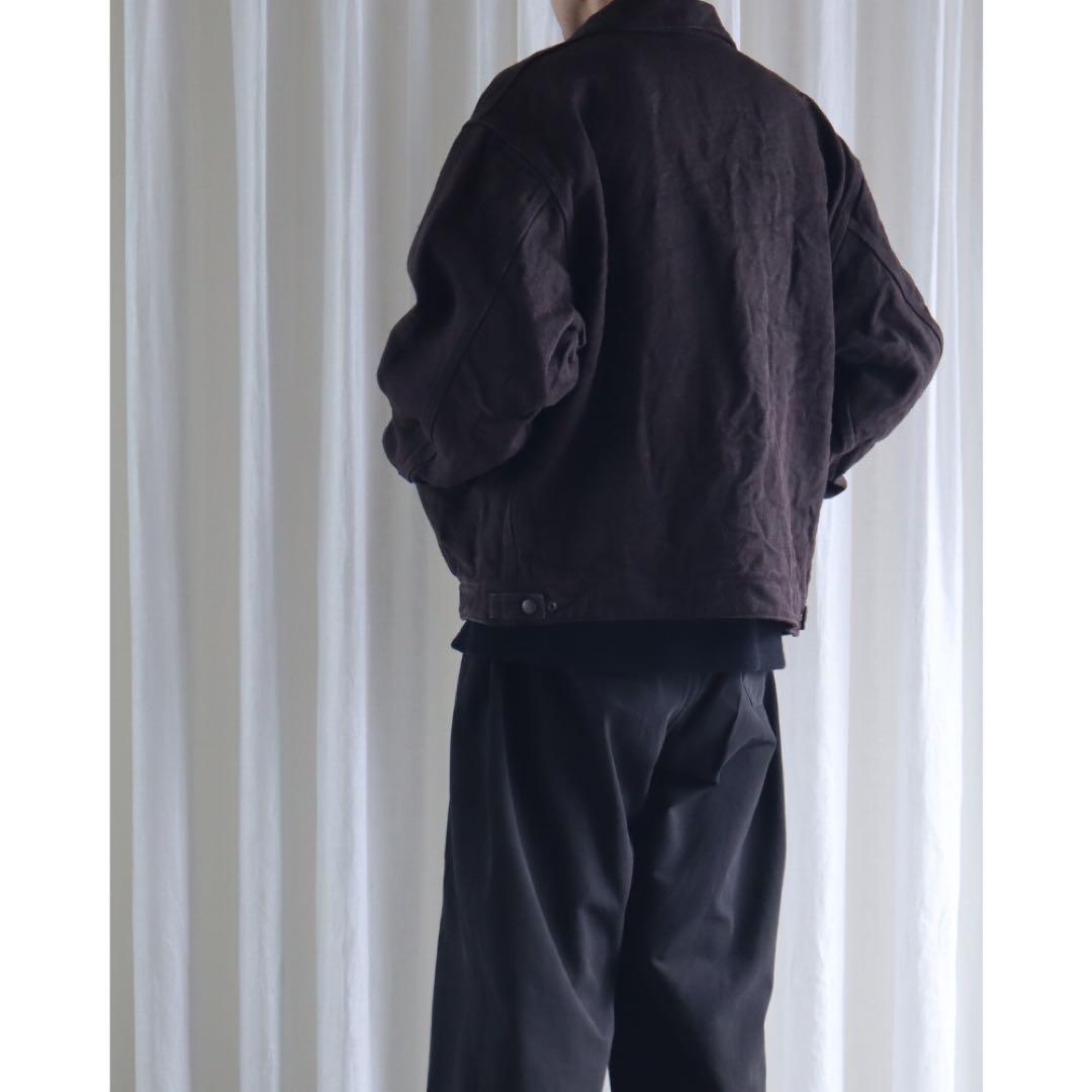 26SS COMOLI ヘンプダック ジップショートジャケット（サイズ1）