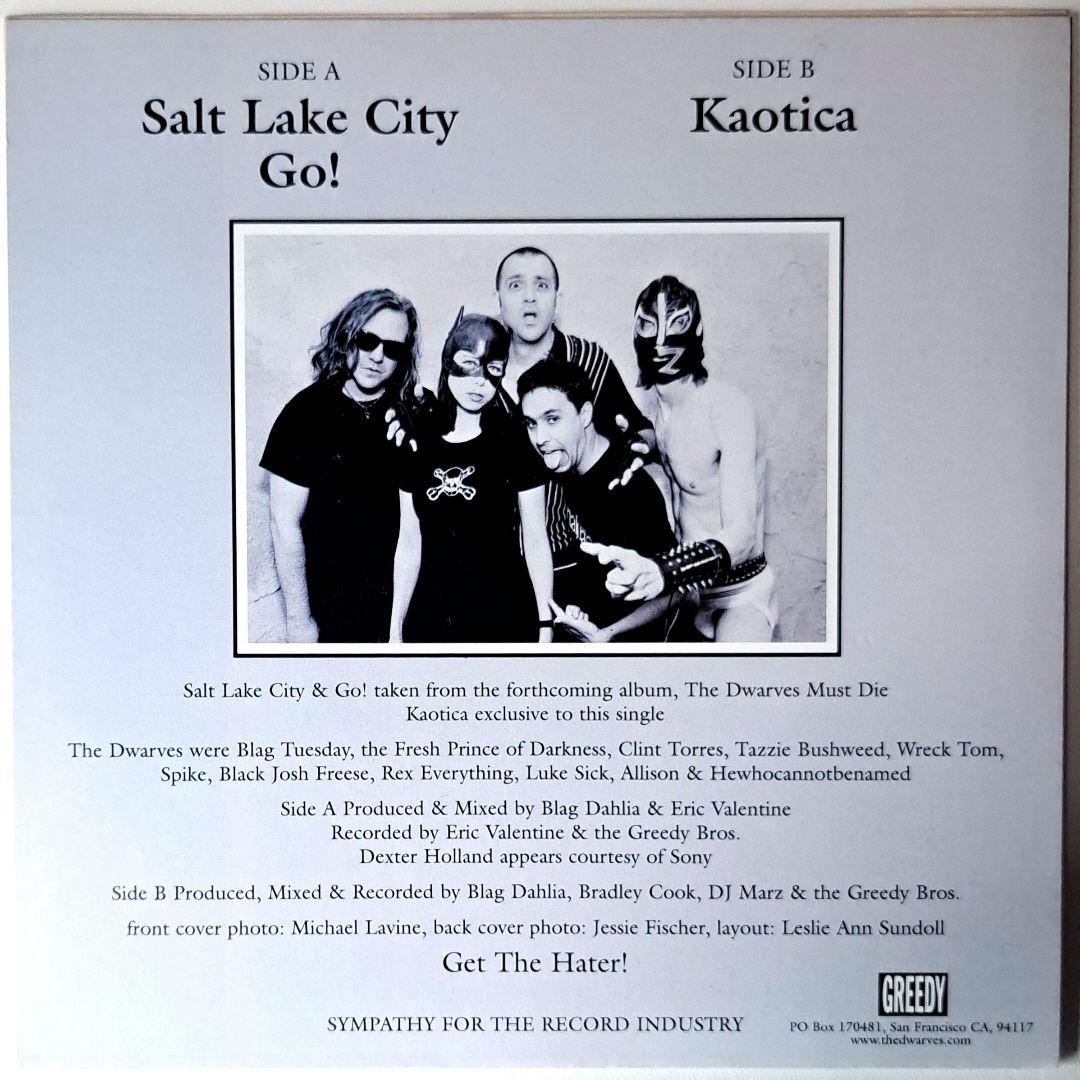 Dwarves　Salt Lake City　レコード　EP