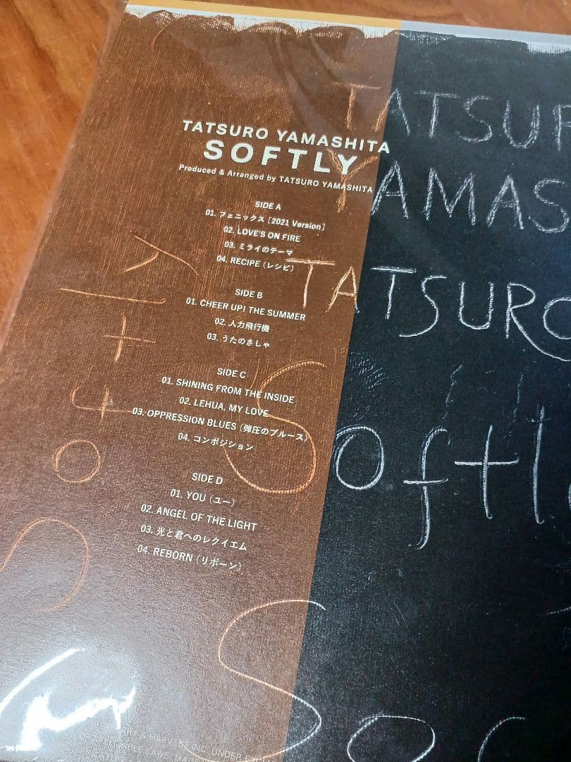 山下達郎 Softly サイン入りカード　コースター付き　ソフトリィ