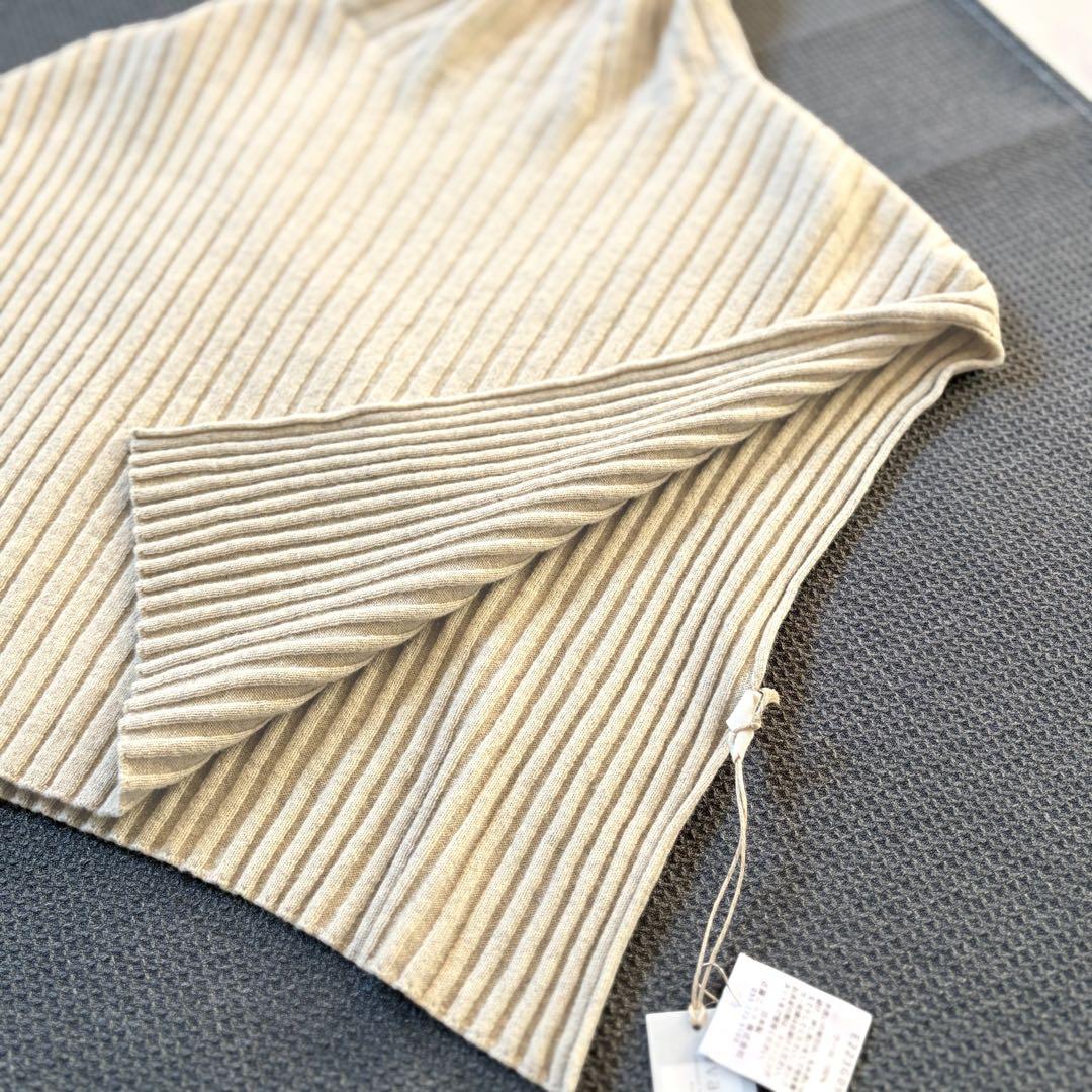 新品タグ付き evam eva evameva wool rib snood