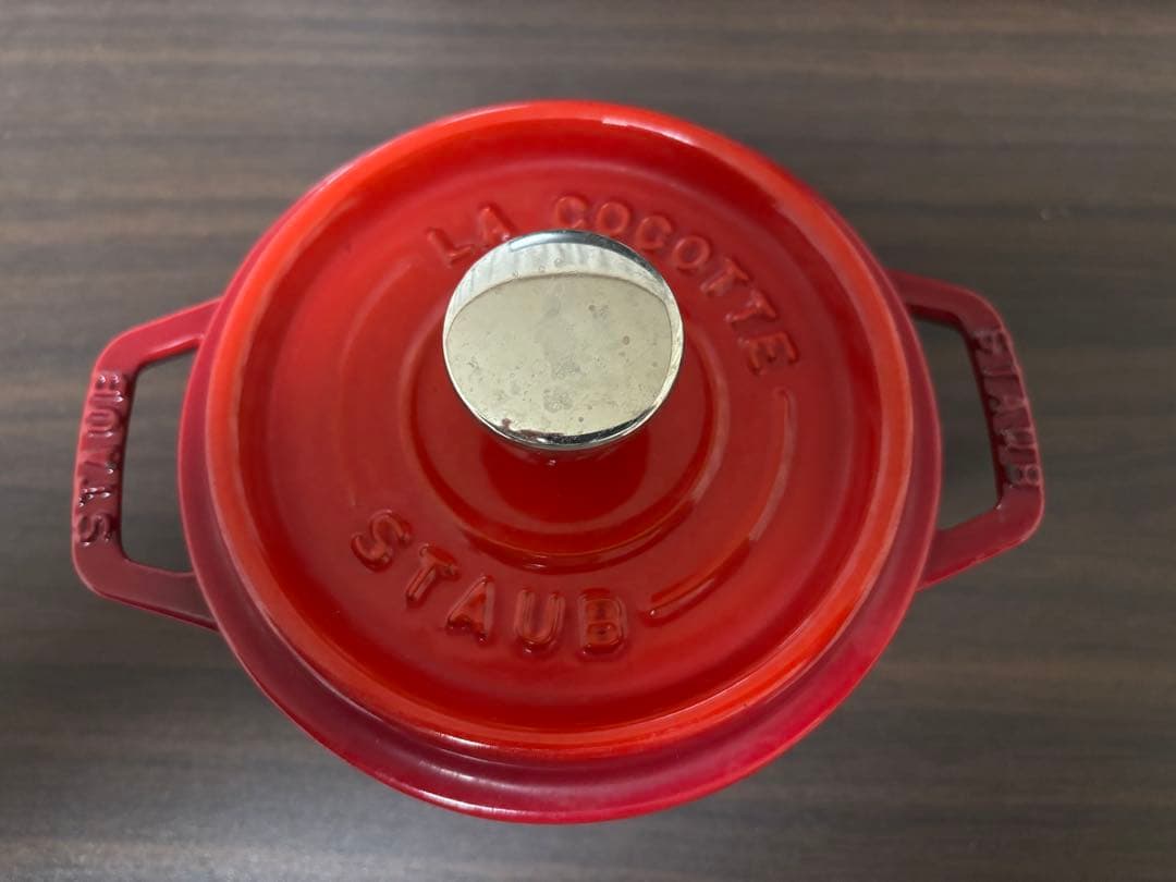 STAUB ストウブ　ココット　ラウンド　チェリー　14cm