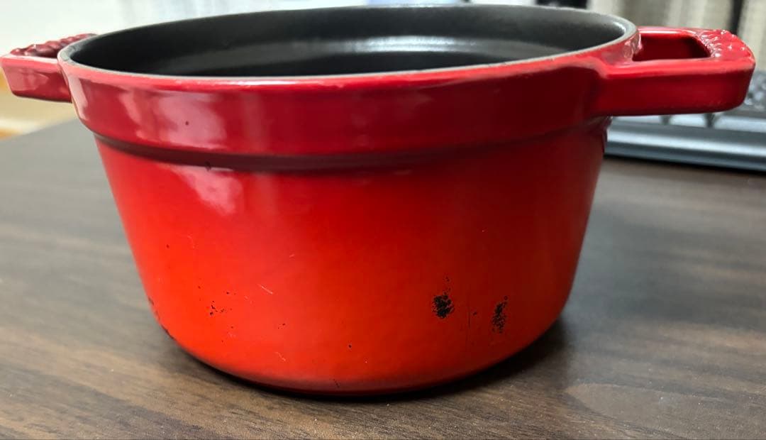 STAUB ストウブ　ココット　ラウンド　チェリー　14cm