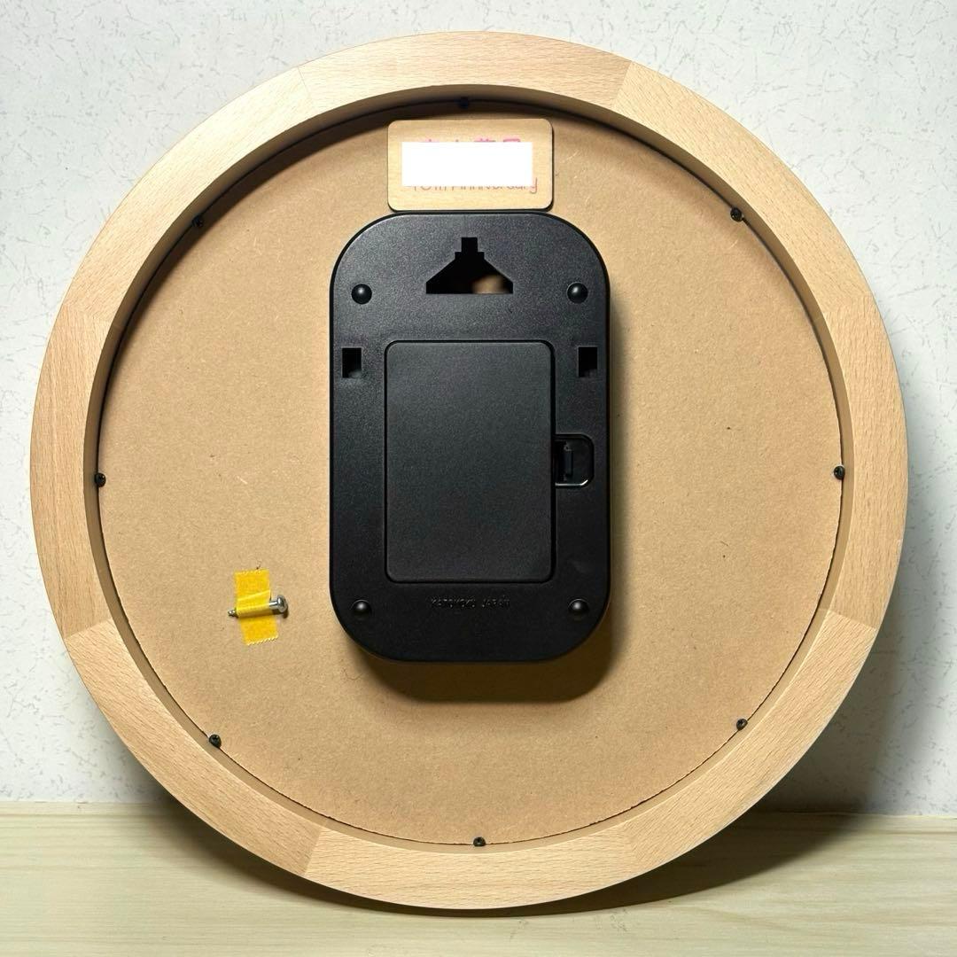 【訳アリ未使用品】カトモクKATOMOKU 電波時計 掛け時計 KM-104