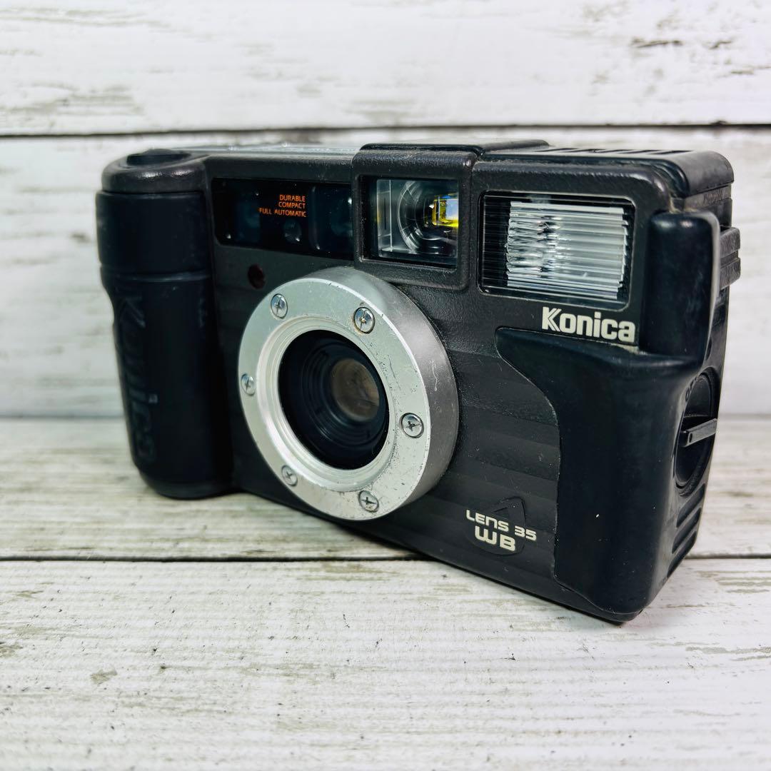 【動作良好】Konica フィルムカメラ 現場監督 LENS 35 WB
