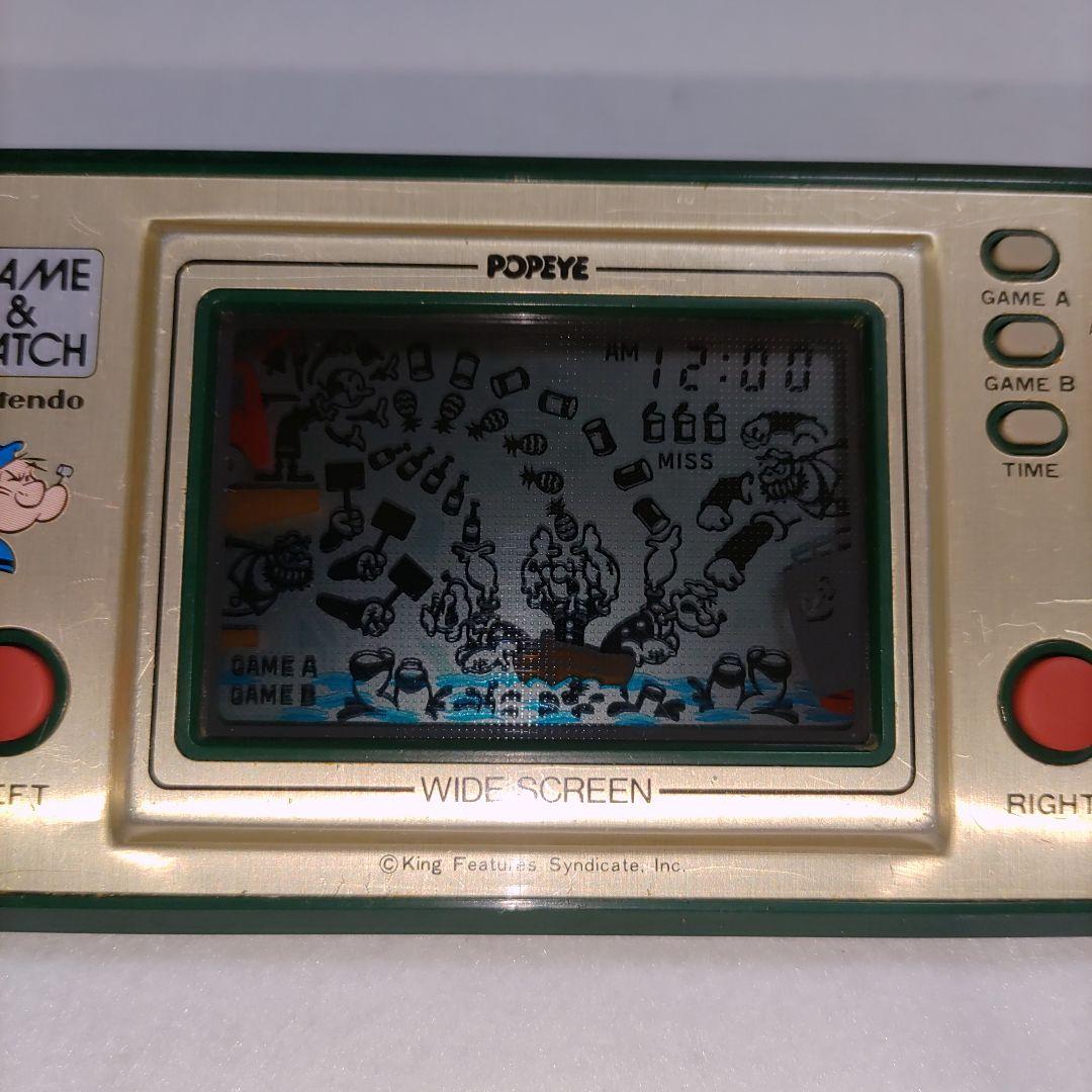 【液もれなし】ゲーム&ウォッチ　ポパイ