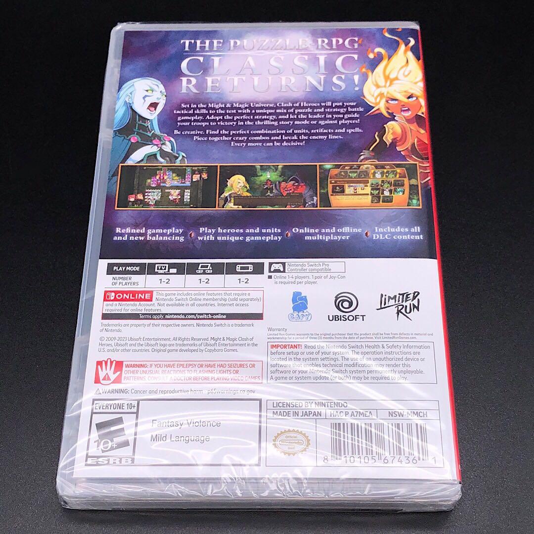 Nintendo Switch Might & Magic Clash of Heroes switch