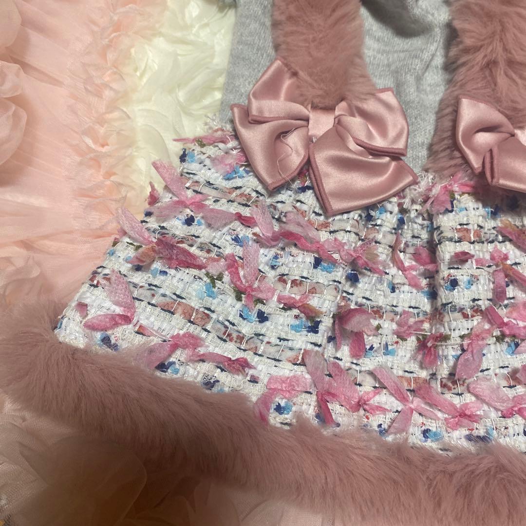 マルベル　Fluffy　Tweed　Onepiece Mサイズ