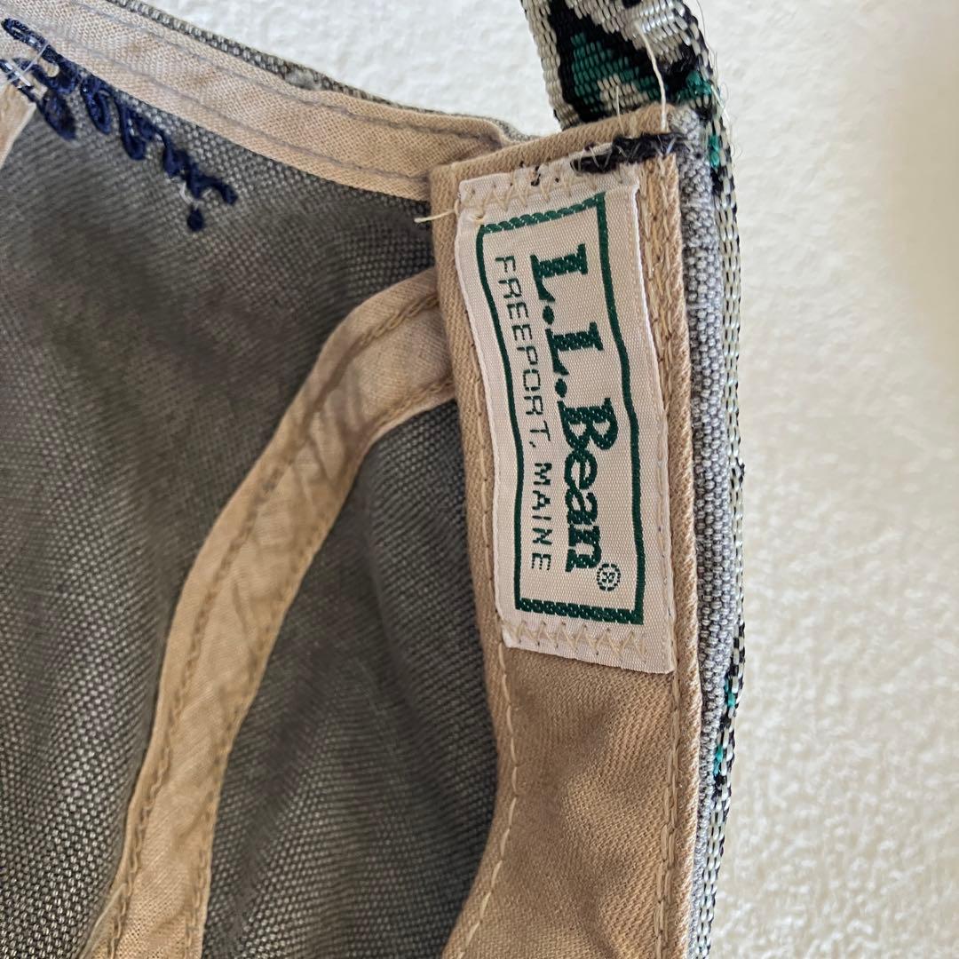 あ*じ様 L.L.Bean ジェットキャップ ストラップキャップOLD ビンテー