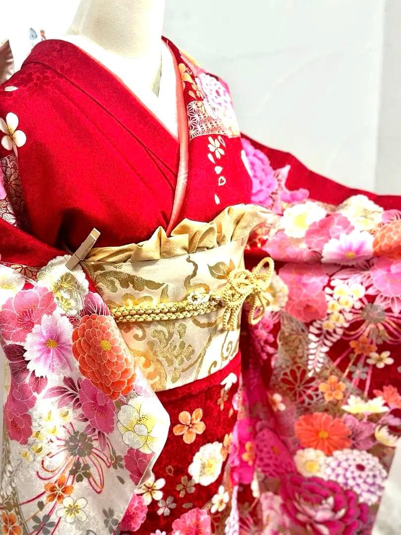 振袖 フルセット トールサイズ 裄丈長め 成人式 結婚式 一式　長襦袢サービス❣️