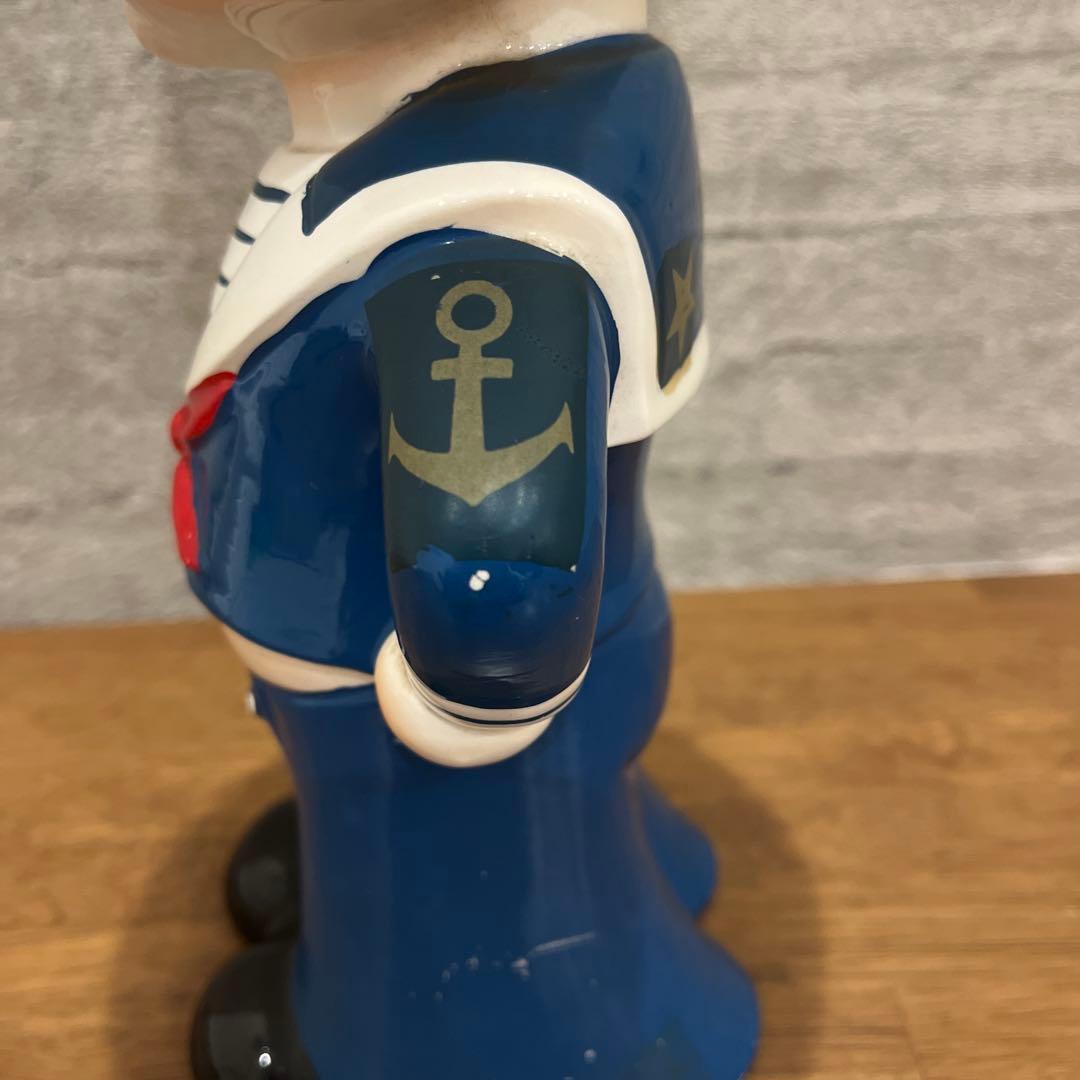 内藤ルネ 水平 陶器 貯金箱 置物 RUNE レトロ レア物★AK9