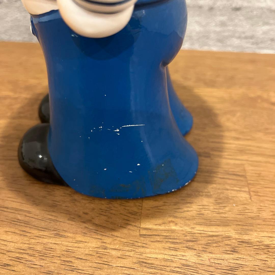 内藤ルネ 水平 陶器 貯金箱 置物 RUNE レトロ レア物★AK9