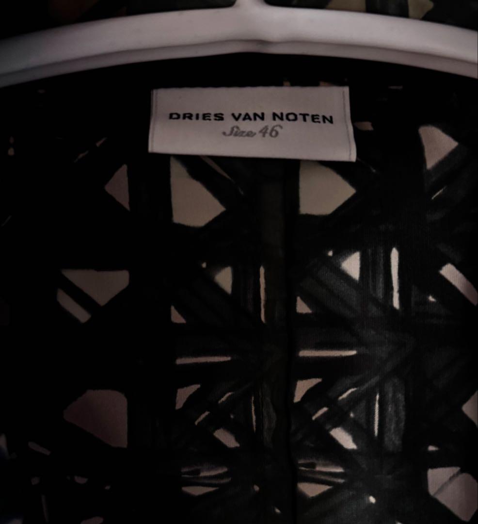 Dries Van Noten ハンドペイント風 ジャケット ポリエステル