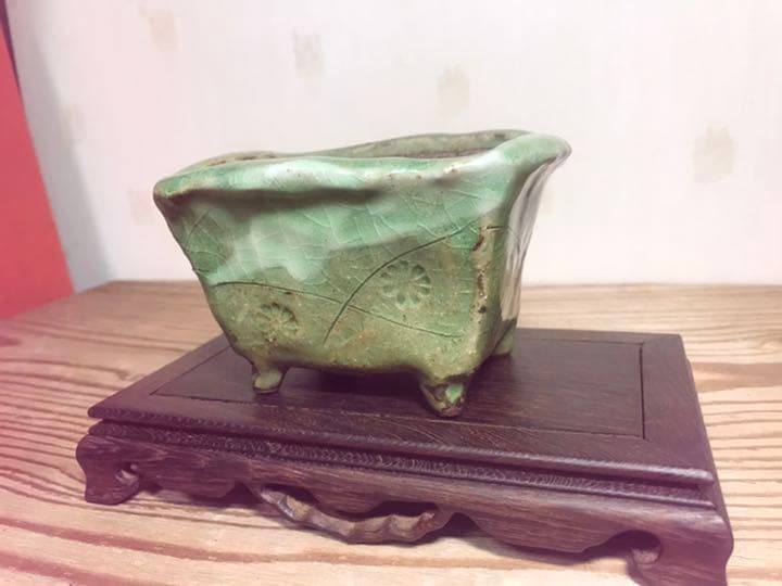 1374 盆栽　盆栽鉢　植木鉢　和鉢　手造り