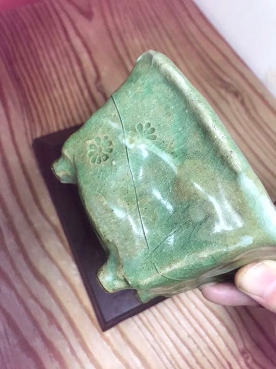 1374 盆栽　盆栽鉢　植木鉢　和鉢　手造り
