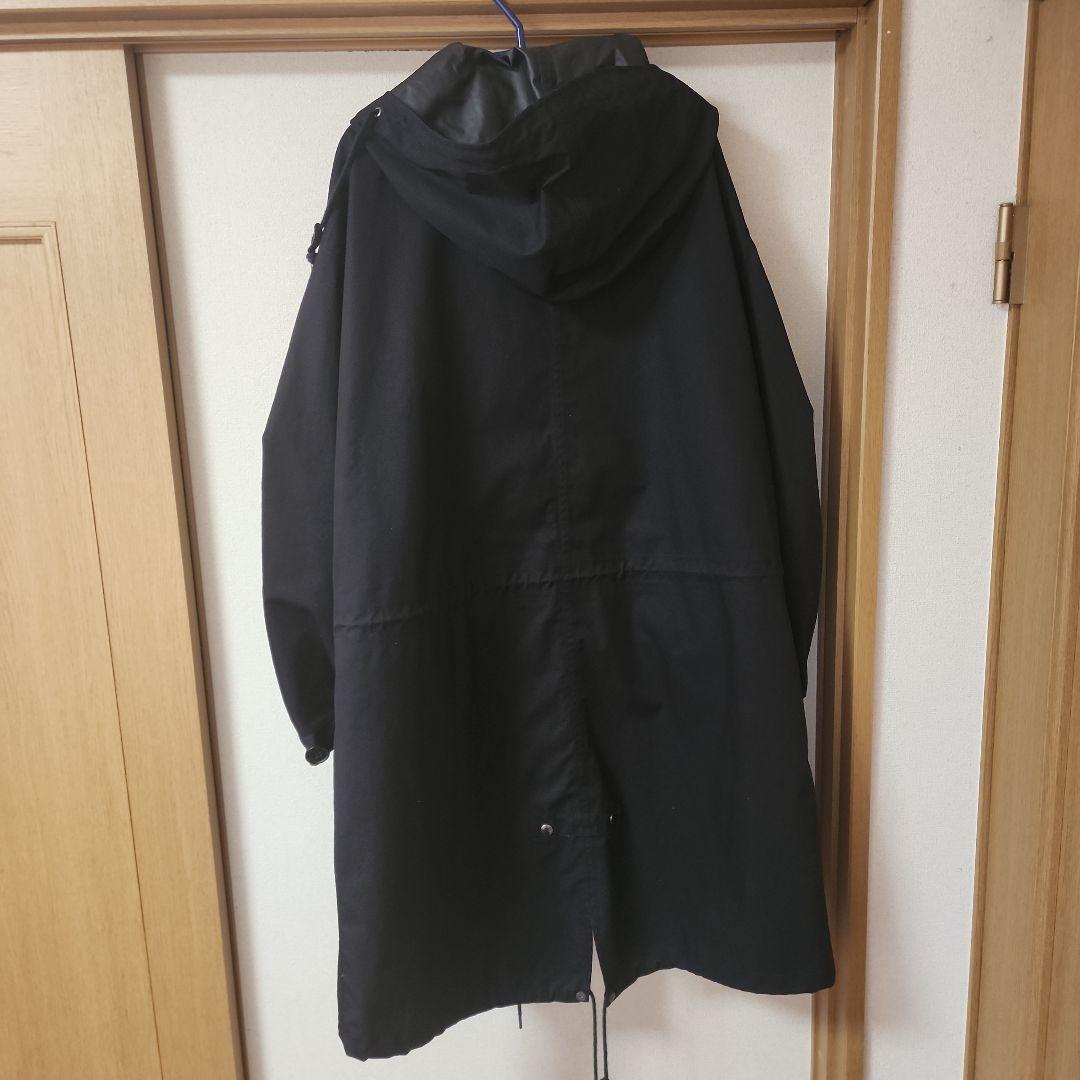 Uniqlo U フード付きロングコート XL 黒