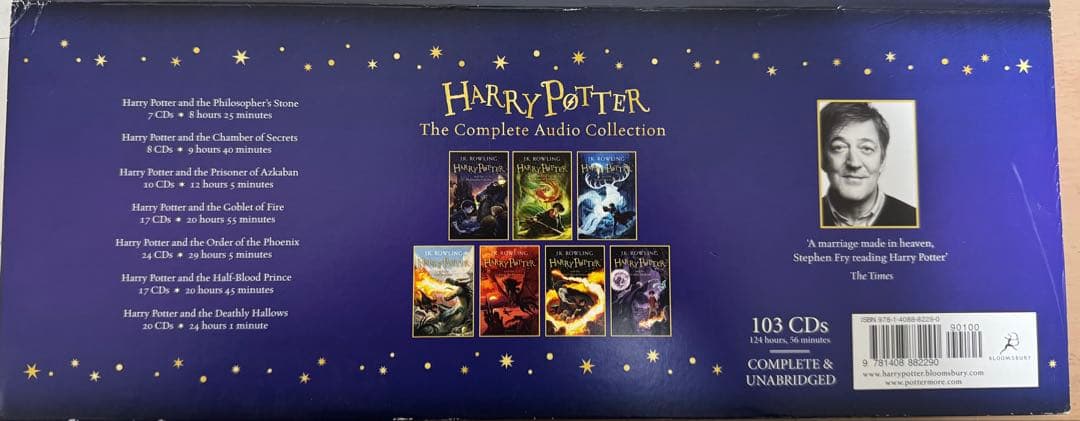 【ハリーポッター】豪華BOX付 コンプリートオーディオ コレクションCD103枚