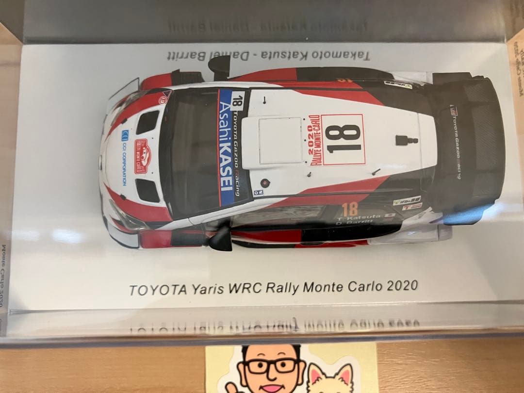 【れいん】1/43 トヨタGR ヤリスWRT#18 勝田貴元