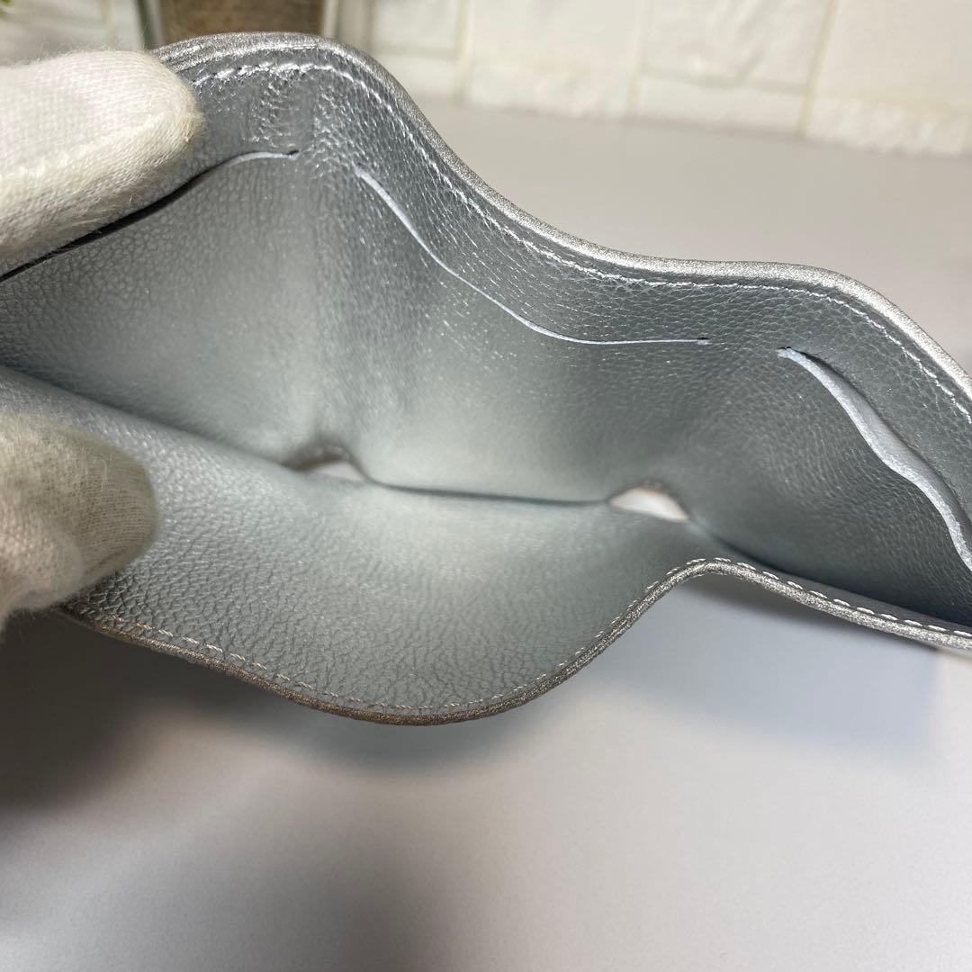 超美品 LOUIS VUITTON ロックミニ シルバー 財布 ミニウォレット